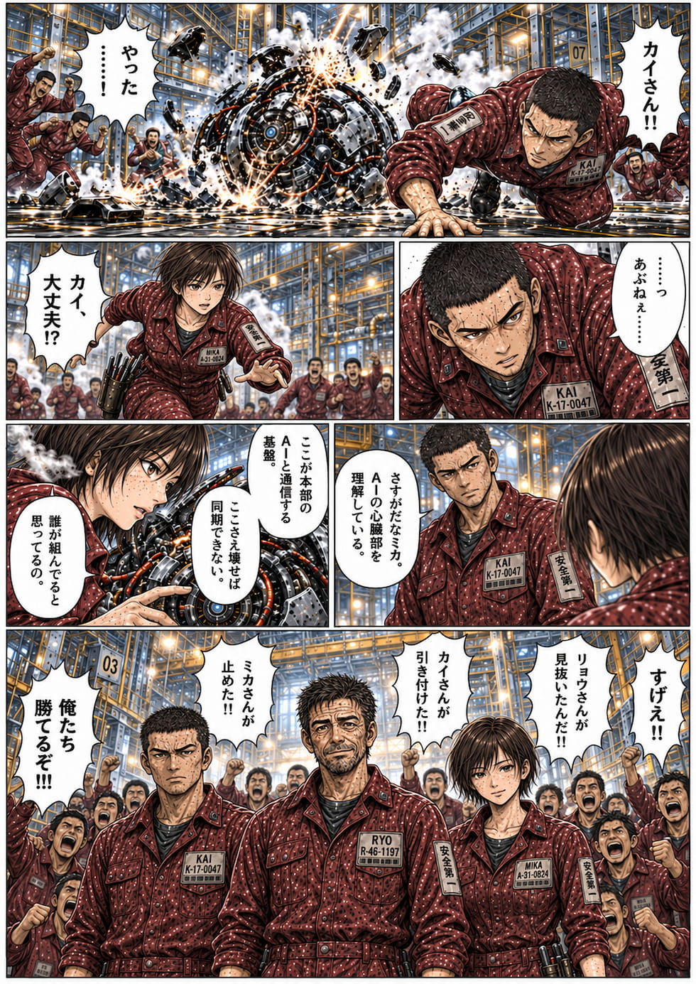 漫画の15ページ目